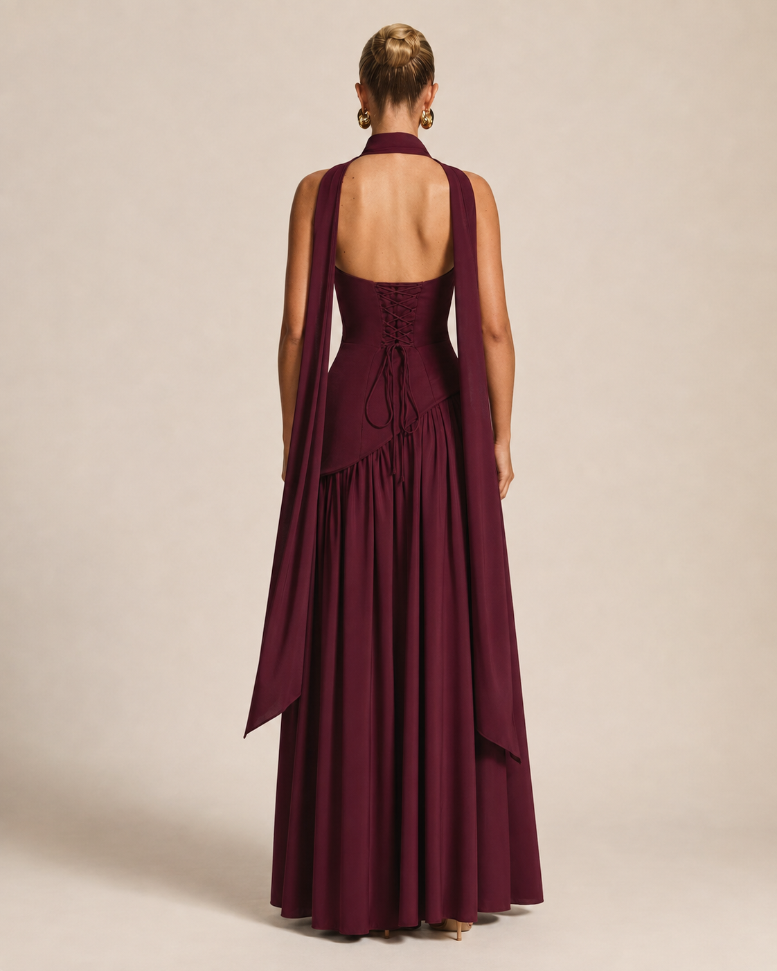Amara | Strapless Maxi Formal Cocktail Dress